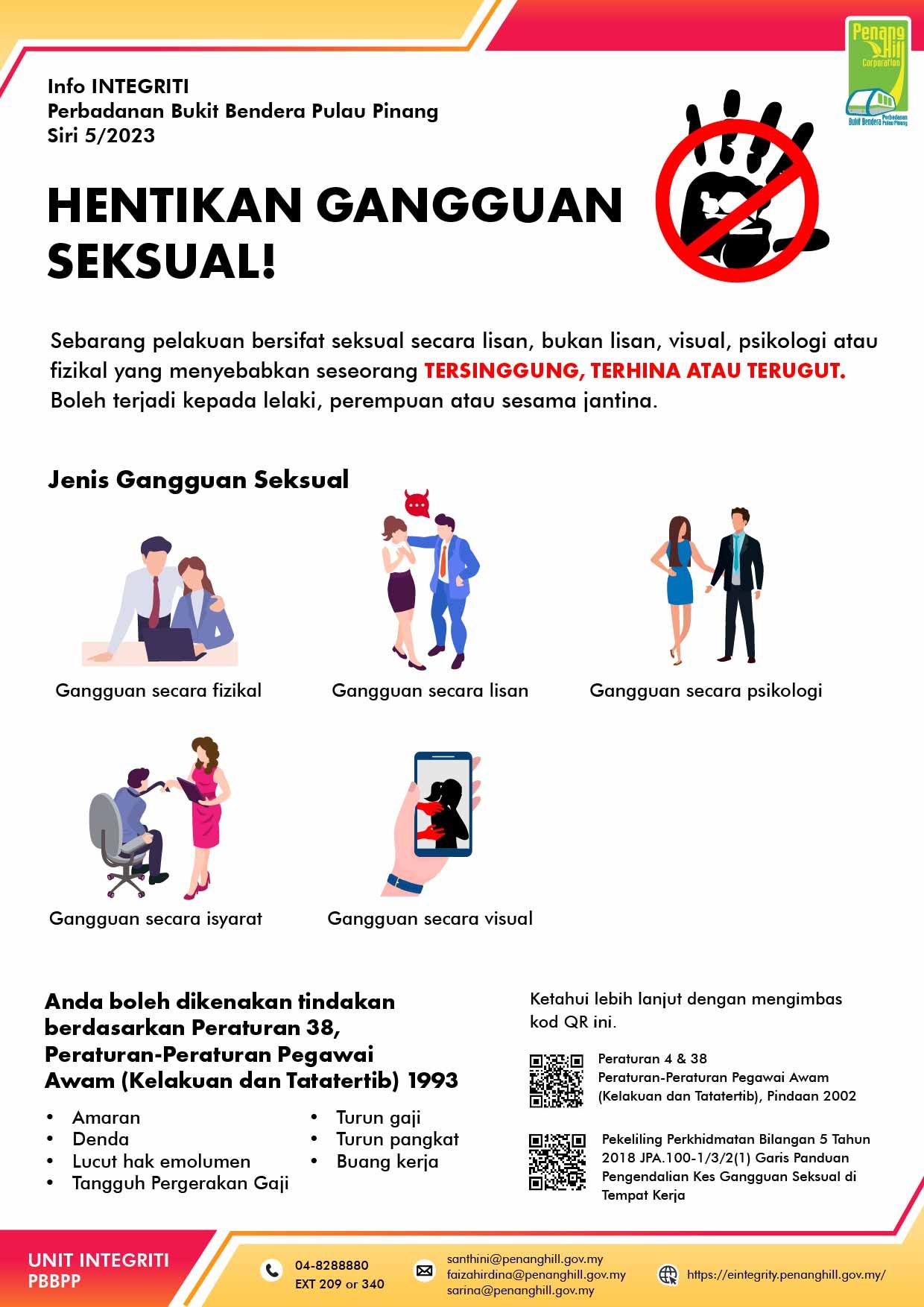 Hentikan Gangguan Seksual 
